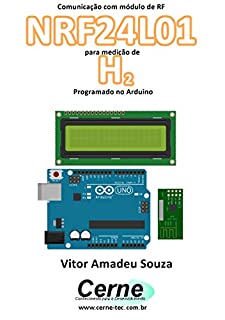 Comunicação com módulo de RF NRF24L01 para medição de H2 Programado no Arduino