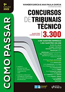 Livro Concurso de Tribunais Técnico - Nível Médio: 3.300 questões comentadas (Como passar)