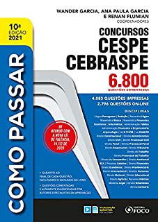 Livro Concursos CESPE CEBRASPE: 6.800 Questões Comentadas (Como Passar)