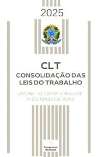 Livro Consolidação das Leis do Trabalho (CLT): com Índice & Atualizada (Fevereiro de 2025)