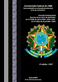 Livro Constituição Federal de 1988, atualizada com a Emenda Constitucional nº 95 de 2016