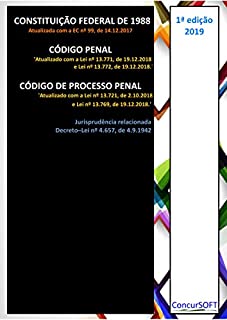 Livro Constituição Federal de 1988 – Código Penal – Código de Processo Penal