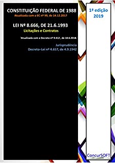 Livro Constituição Federal de 1988 - Lei nº 8.666, de 21.6.1993