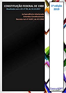 Livro Constituição Federal do Brasil de 1998 - Atualizada com a EC nº 99/2017
