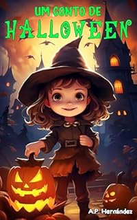 Livro Um conto de Halloween: A bruxa Ângela e o castelo mal assombrado. Livro infantil a partir de 6 - 7 anos