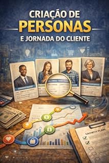 Livro Criação de Personas e Jornada do Cliente: Transformando dados em decisões que geram crescimento previsível A maioria das empresas acredita conhecer seu cliente.