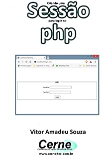 Livro Criando uma Sessão para login no php