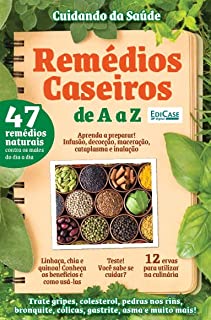Livro Cuidando da Saúde Ed. 09 - Remédios Caseiros de A a Z (EdiCase Publicações)