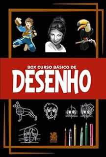 Livro Curso Básico de Desenho - Box com 3 Livros