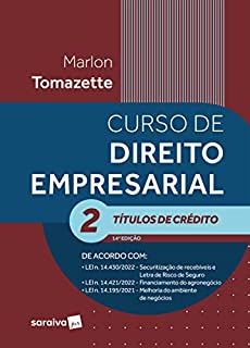 Livro Curso de Direito Empresarial Volume 2 - Títulos de Crédito - 14ª edição 2023