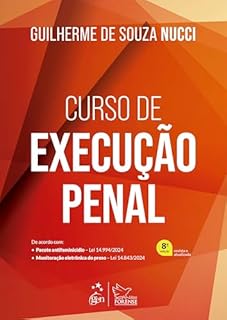Livro Curso de Execução Penal - 8ª Edição 2025