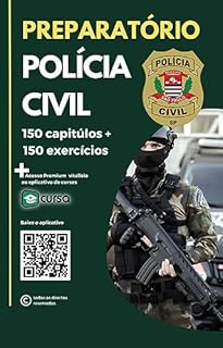 Livro Curso preparatório para concurso da Polícia Civil completo: com 150 capitúlos + 150 exercícios