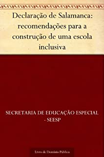 Livro Declaração de Salamanca: recomendações para a construção de uma escola inclusiva