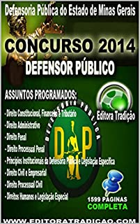 Livro Defensor Público de Minas Gerais - Preparatório Completo: Concurso da Defensoria Pública do Estado de Minas Gerais