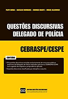 Livro Delegado de Polícia - Provas Discursivas CESPE com Respostas - 2021 - Atualizado com Pacote Anticrime: Inclui sugestão de respostas de questões discursivas de concursos públicos da banca CESPE