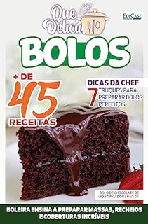 Livro Que Delícia Ed. 46 - Bolos