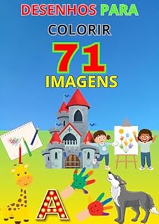 Livro Desenhos para colorir 71 imagens