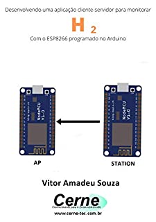 Desenvolvendo uma aplicação cliente-servidor para monitorar H2 Com o ESP8266 programado no Arduino