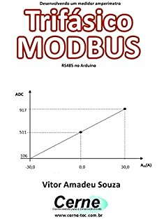 Livro Desenvolvendo um medidor amperímetro Trifásico  MODBUS RS485 no Arduino