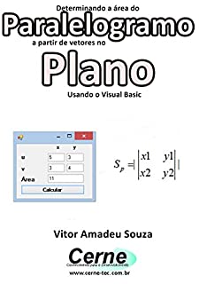 Determinando a área do Paralelogramo a partir de vetores no Plano Usando o Visual Basic