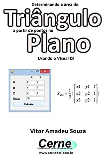 Determinando a área do Triângulo a partir de pontos no Plano  Usando o Visual C#