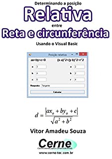 Livro Determinando a posição Relativa de Reta e circunferência Usando o Visual Basic