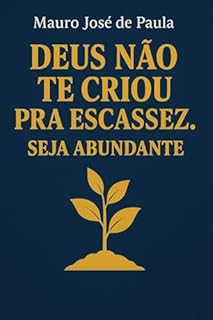 Livro Deus não te criou pra escassez. : Seja abundante.