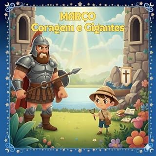 Livro Devocional Bíblico Infantil 2026: Uma Viagem pelo Reino de Deus:: Março - Coragem e Gigantes