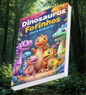 Livro Dinossauros Fofinhos para Colorir