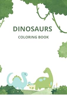 Livro DINOUSSAUROS: LIVRO PARA COLORIR