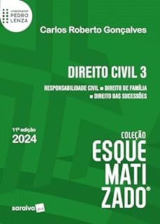 Livro Direito Civil Esquematizado® - Responsabilidade Civil - Direito de Família - Direito das Sucessões - 11ª edição 2024