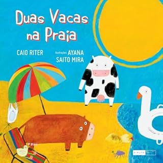 Livro Duas vacas na praia