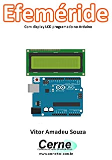 Efeméride Com display LCD programado no Arduino