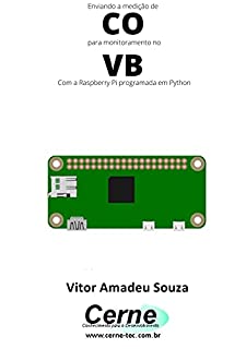 Enviando a medição de CO para monitoramento no VB Com a Raspberry Pi programada em Python