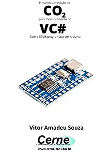 Enviando a medição de CO2 para monitoramento no VC# Com a STM8 programada em Arduino