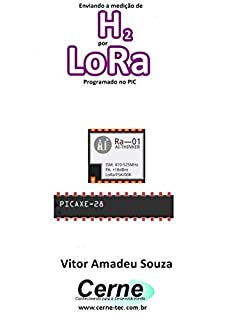 Livro Enviando a medição de H2 por LoRa Programado no PIC