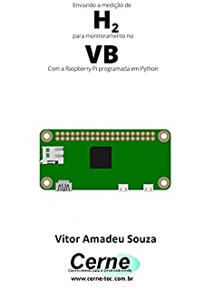 Enviando a medição de H2 para monitoramento no VB Com a Raspberry Pi programada em Python