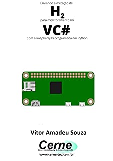 Enviando a medição de H2 para monitoramento no VC# Com a Raspberry Pi programada em Python