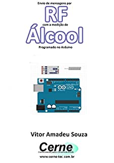 Envio de mensagens por RF com a medição de Álcool Programado no Arduino