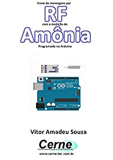 Envio de mensagens por RF com a medição de Amônia  Programado no Arduino