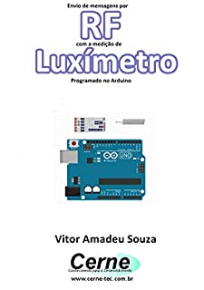 Envio de mensagens por RF com a medição de Luxímetro Programado no Arduino