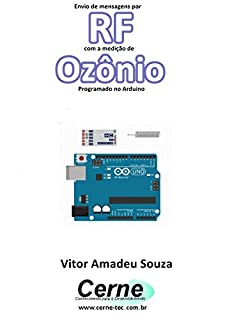 Envio de mensagens por RF com a medição de Ozônio Programado no Arduino