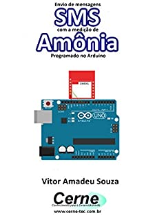 Envio de mensagens SMS com a medição de Amônia  Programado no Arduino