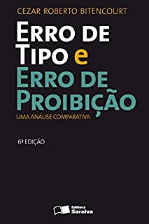 Livro ERRO DE TIPO E ERRO DE PROIBIÇÃO
