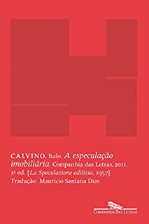 Livro A especulação imobiliária