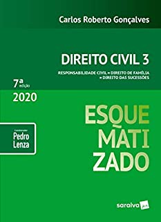 Livro Esquematizado - Direito civil 3 - Responsabilidade Civil - Direito de Família - Direito das Sucessões