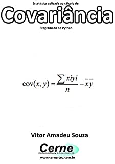 Livro Estatística aplicada ao cálculo de Covariância Programado no Python