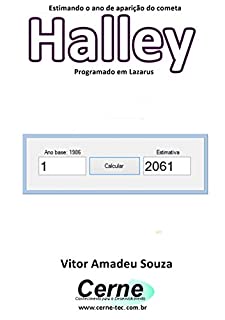 Livro Estimando o ano de aparição do cometa Halley Programado no Lazarus