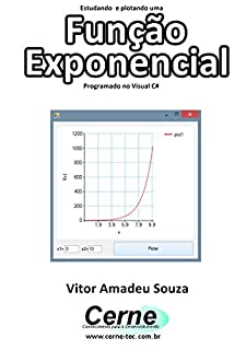 Livro Estudando e plotando uma  Função Exponencial Programado em Visual C#