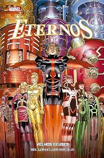 Livro Os Eternos por Neil Gaiman e John Romita Jr.